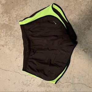 Brown and Lime Green Nike Dri-Fits